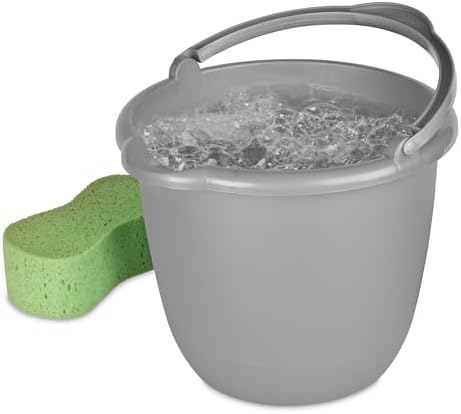 10 Qt. Spout Pail Classic Titanium, Washing Cars and Gardening - Image 3