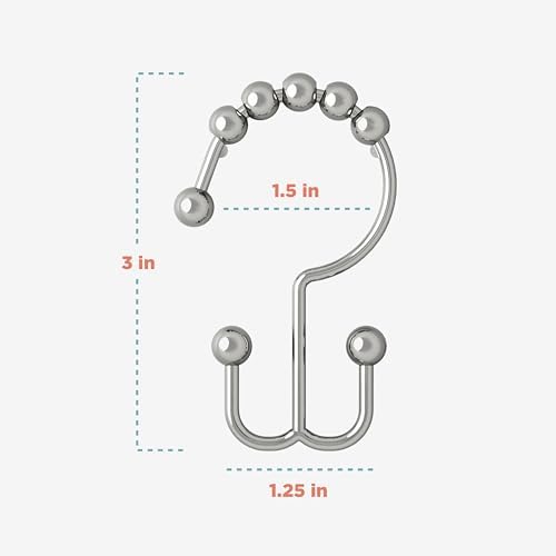 Zenna Home Shower Curtain Hooks - Image 5