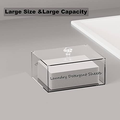 Acrylic Laundry Detergent Sheets Dispenser - Image 2