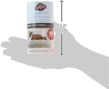 Spotty Jumbo Extra Sticky, Adhesive Lint Roller Refill, Pet Cat & Dog Hair - Image 2