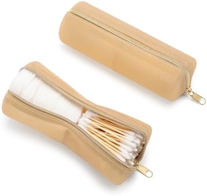 Cotton Round Swab Travel Case, 2-in-1 Beauty Organizer - Image 2