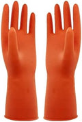 Heavy Duty Rubber Hand gloves for Dishwashing, kitchen cleaning by PEAKHILL