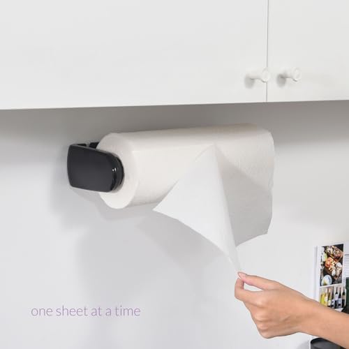 simpletome Paper Towel Holder ONE Hand Tear Adaptive Tension Arm Adjustable - Image 3