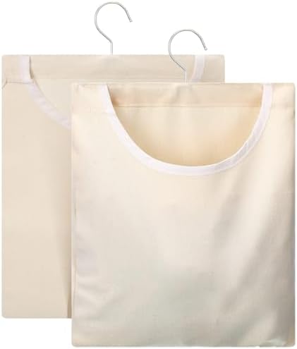 Eccliy 2 Pcs Canvas Clothes Pin Bag, Clothespin Holder Outdoor by Eccliy