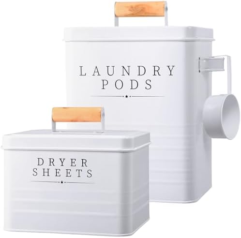 Yaocom 2 Pcs Laundry Pod Container by Yaocom