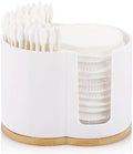 Tbestmax Qtip Dispenser 2-Grid Cotton Ball, Round Pads Holder by Tbestmax