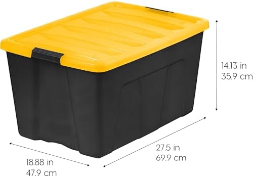 IRIS USA 4-Pack 94 Quart Storage Bins - Image 2