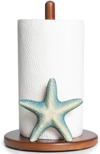Starfish Paper Towel Holder Coastal Beach Kitchen Decor Decorative Nautical by BestGiftEver
