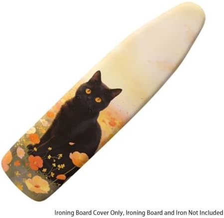 Black Cat Ironing Board Cover and Pad Cover - Image 6