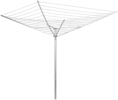 Household Essentials Collapsible Umbrella Clothesline Outdoor Dryer in Aluminum - Image 3