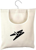 Laundry Clothespin Bag, 12 x 11 in Hang on Line Clothes Pin Hanging Bag Hanging by Unknown