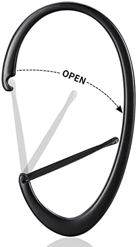 Black Shower Curtain Rings, Rustproof Shower Curtain Hooks - Image 3