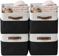 DECOMOMO Storage Bins, Large Fabric Storage Baskets by DECOMOMO