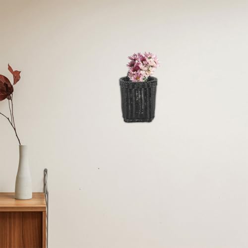 2pcs Black Plastic Hanging Basket - Image 5