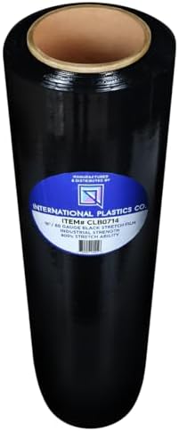 International Plastics Co. 18" Stretch Film/Wrap 80 Gauge 1500 feet, 1 Pack by InternationalPlasticsCo