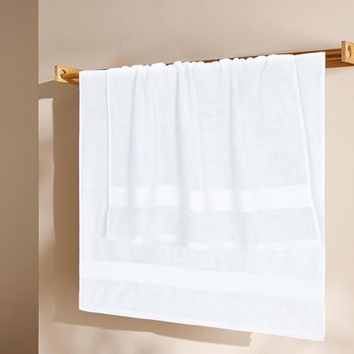 GLAMBURG Premium Cotton 4 Pack Bath Towel Set - Image 3
