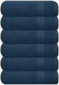 GLAMBURG Ultra Soft 6-piece Hand Towel Set 16x28-100% Ringspun Cotton by GLAMBURG