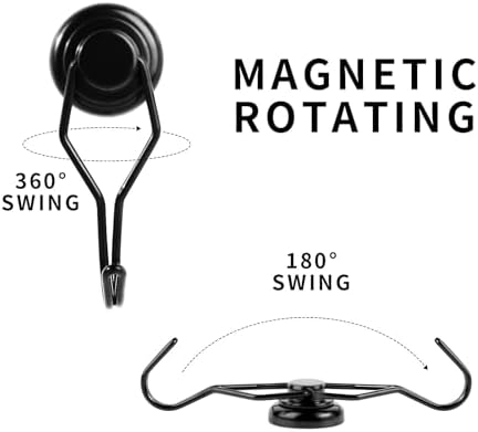 E BAVITE Swivel Swing Magnetic Hooks 80LBS Heavy Duty Magnet Hook - Image 4