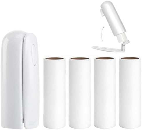 Mini Travel Lint Roller with 150 Sticky Sheets, Compact Portable Pet Hair by Nueknp