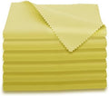 AAwipes Guitar Cloths Microfiber Yellow 6pcs 12"x12" Plush Polishing Cloths by AAWipes