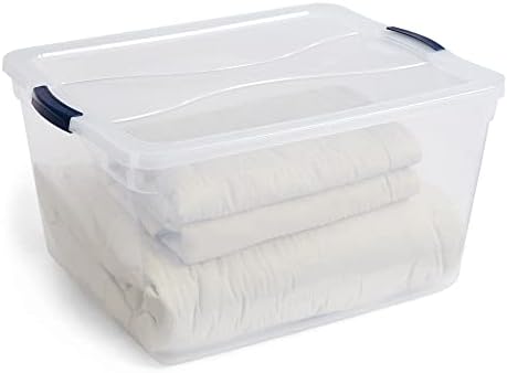 Rubbermaid Cleverstore 71 Qt Clear Storage Bins - Image 4