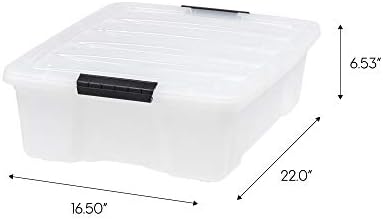 IRIS USA 6-Pack 27 Quart Storage Bins - Image 3