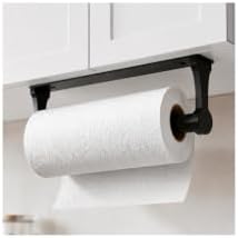 Paper Towel Holder Under Cabinet, Aluminum Alloy Wall Mount Paper Towel Holder by Unknown