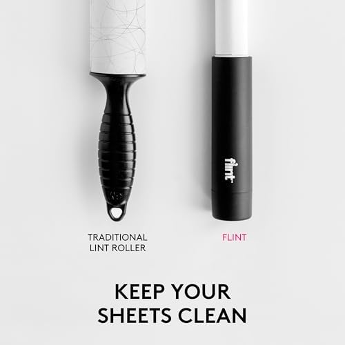 Flint Classic Black Retractable Mini Lint Roller - Image 6