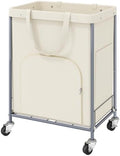 170L Large Laundry Basket with Wheels, Rolling Laundry Hamper Easy Access by Unknown