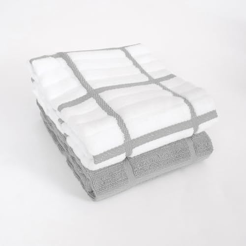 All-Clad Solid & Coordinate Kitchen Towels: Highly Absorbent, Super Soft Long - Image 2