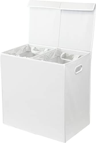 Simple Houseware Double Laundry Hamper - Image 3