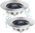 2 Pack Sink Drain Strainer, 3 in 1 Kitchen Sink Stopper by CFGVBE