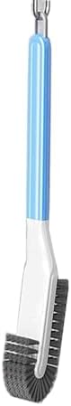 Durable Long-Handle Shoe Brush, Double-Sided Soft Bristles, 170° Angled Head by TANOVCEP