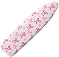 Pink Bow Heart Ironing Board Cover Standard Ironing Board Cover by Darisoco