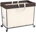 320L Laundry Hamper with Wheels, Large Rolling Laundry Basket with Wheels by Mefirt