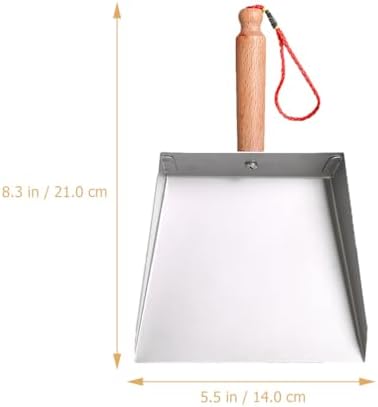 Beaupretty Stainless Steel Small Dustpan Short Handle Metal Dust Pan - Image 2