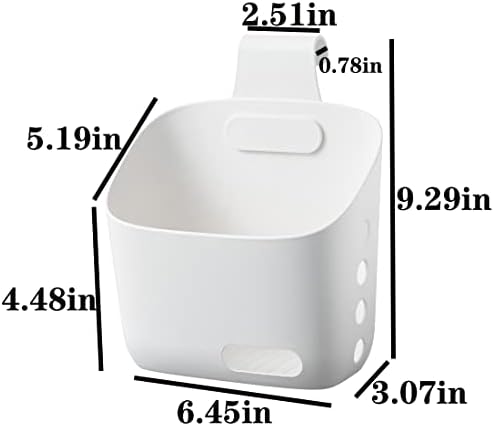 LeleCAT Plastic Hanging Basket Kitchen Storage organizer, Basket - Image 2