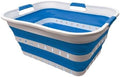 SAMMART 42L Collapsible Plastic Laundry Basket by SAMMART