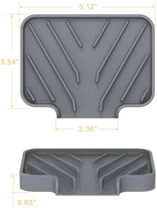 Sponge Holder for Kitchen Sink, 4.9"×3.7" Soap Tray - Image 4