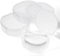 QfwdfcTrenz 4Pcs Plastic Cotton Square Holder Cosmetic Cotton Pads Holder by Unknown