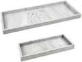 Spacewiser Countertop & Vanity Silicone Tray – 2 PC Set by Spacewiser