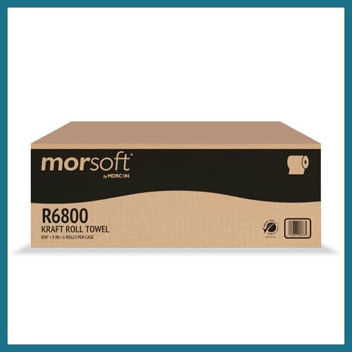 Morsoft by Morcon Paper R6800 Universal Hardwound Roll Towels, 100% Recycled - Image 4