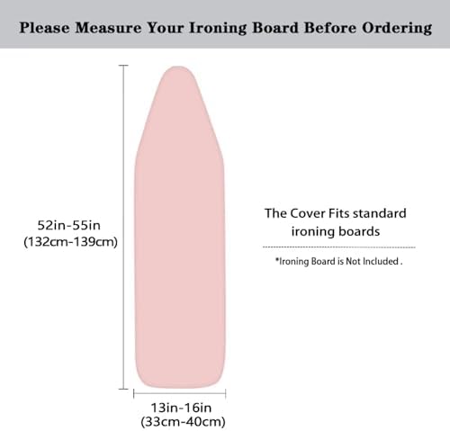 Meat Pink Ironing Board Cover and Pad Soft Cover - Image 5