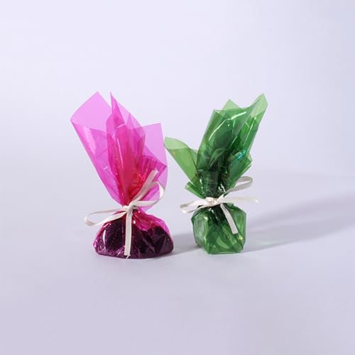 120 Pcs Colored Cellophane Wrapping Paper Cello Wraps Christmas Cellophane Wrap - Image 4