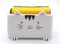 Ceramic Cat Sponge Holder for Kitchen Sink by MONMOB