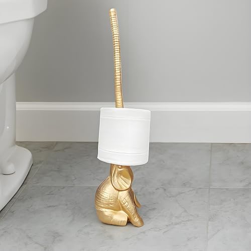 Elephant Toilet Paper Holder 16'' Cast Iron Paper Towel Holder Funny Toilet - Image 4