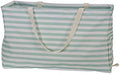 Household Essentials Teal Striped Krush Container All-Purpose Utility Tote by HouseholdEssentials