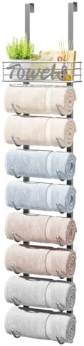 HapiRm Towel Racks for Bathroom Storage by HapiRm