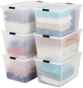 IRIS USA 6-Pack 55 Quart Clip Box by IRISUSA