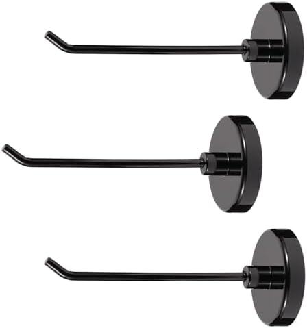 3pcs Magnetic Hooks, 2.65lb 5.3 Inch Long Heavy Duty Magnet Hooks by Bonsture